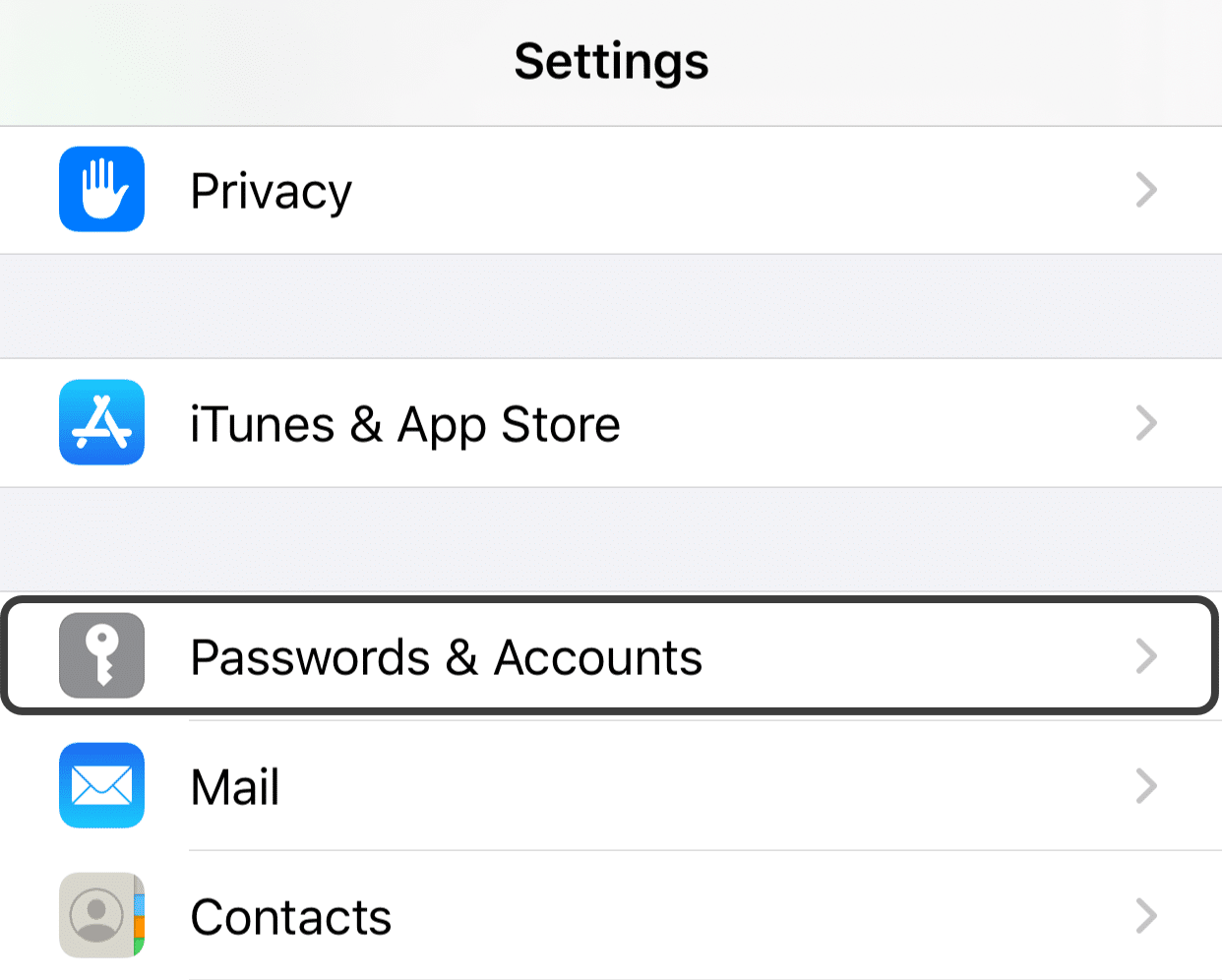 Restore contacts from Google Contacts to iPhone