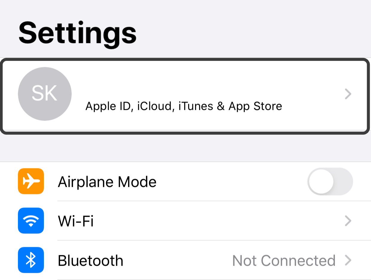 Backing up iPhone contacts to iCloud
