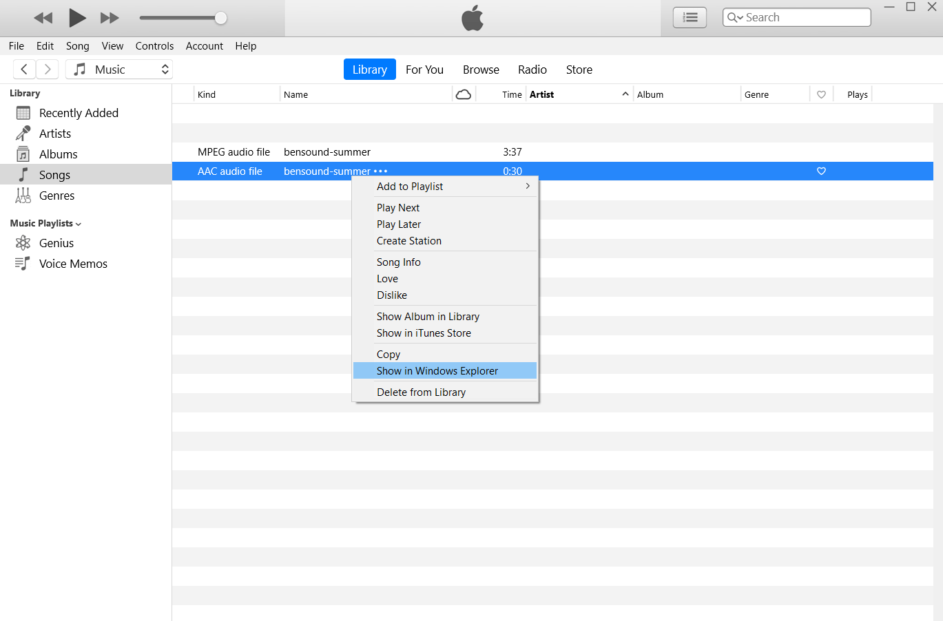 Custom ringtone for iPhone using iTunes
