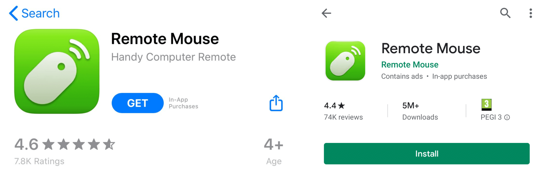 Use your phone as mouse and keyboard for PC with Remote Mouse app