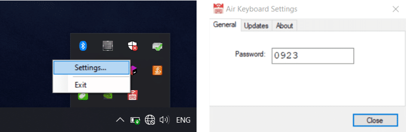 Use your phone as mouse and keyboard for PC with Air Keyboard app