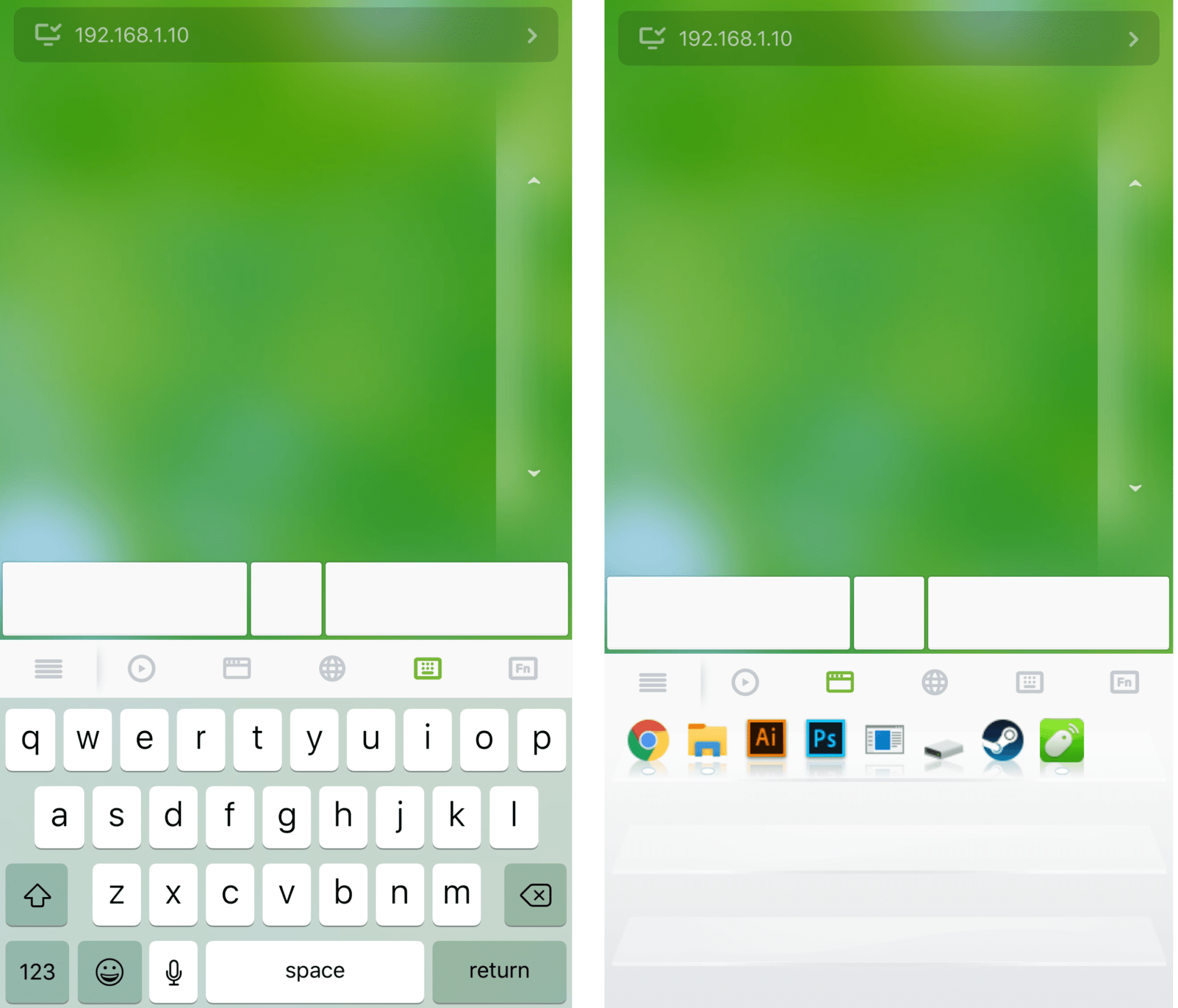 Use your phone as mouse and keyboard for PC with Remote Mouse app