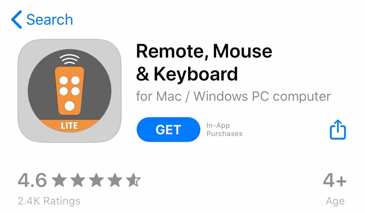 Use your phone as remote control for PC with Remote + app