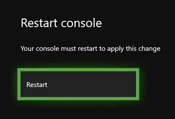 Delete network cache on Xbox One to fix cannot connect to EA servers error