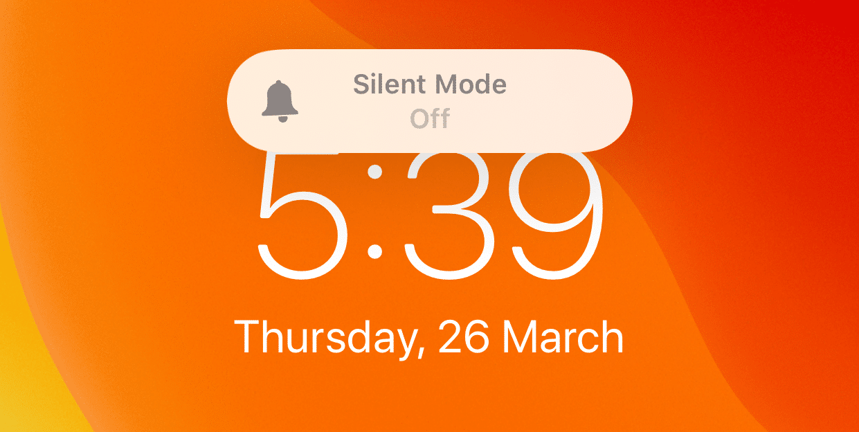 turn off silent mode iPhone to fix iphone alarm not going off