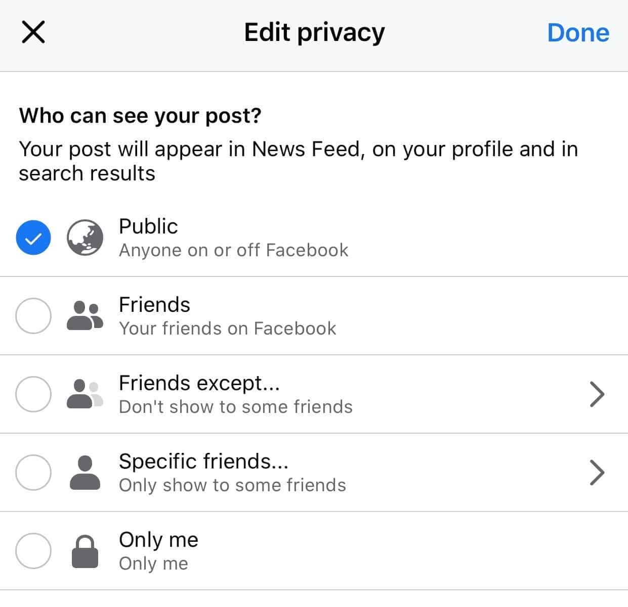 edit privacy settings photos Facebook to fix instagram not sharing to facebook