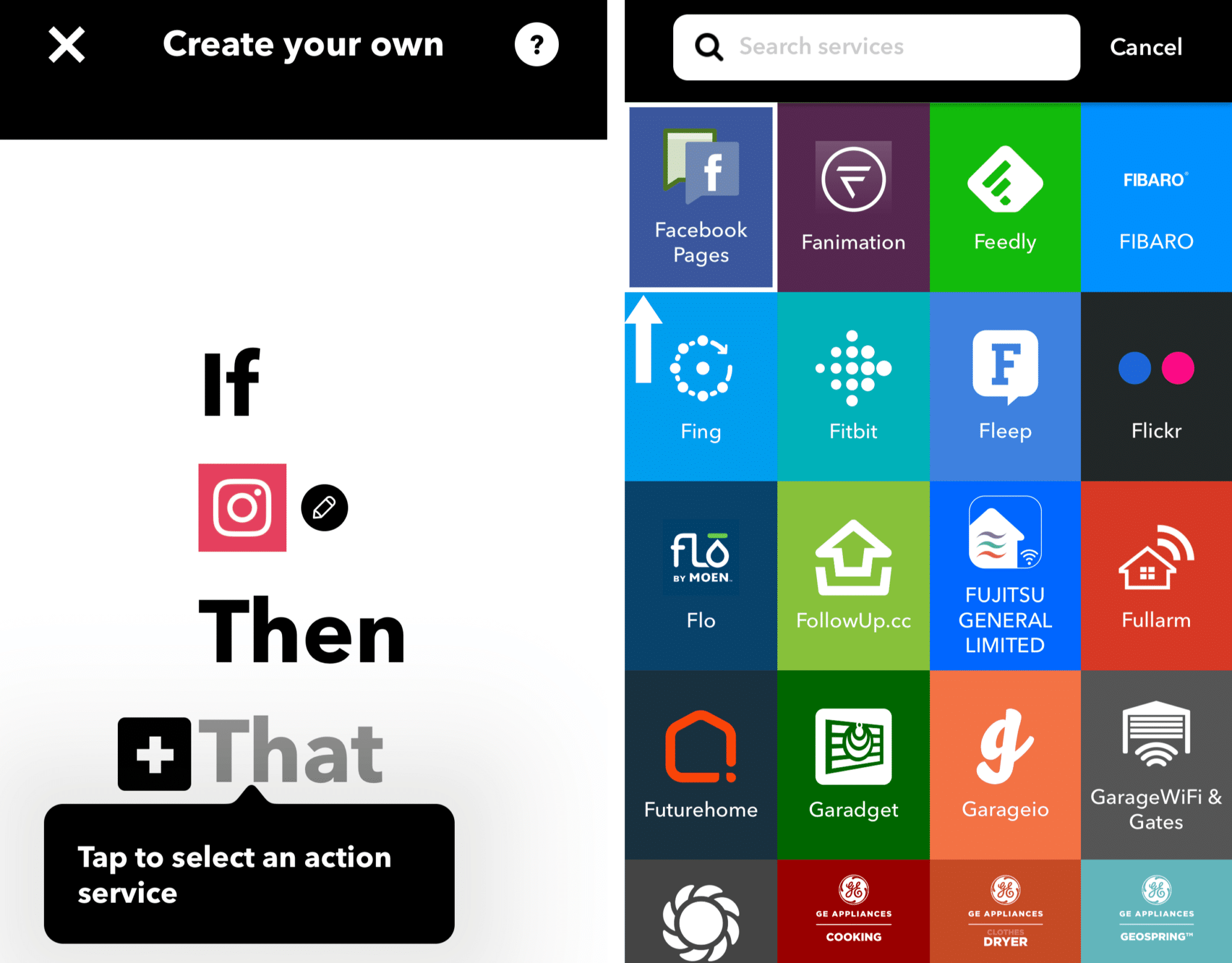 share instagram post to facebook with IFTTT app to fix instagram not posting to facebook