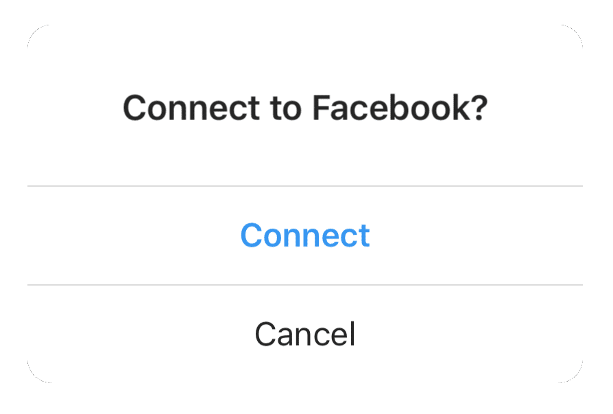 link instagram to facebook to fix Instagram not posting to facebook