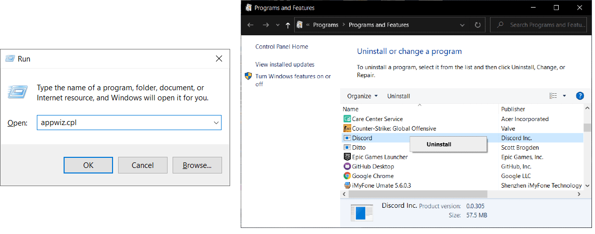 completely uninstall discord on windows to fix discord stuck on connecting