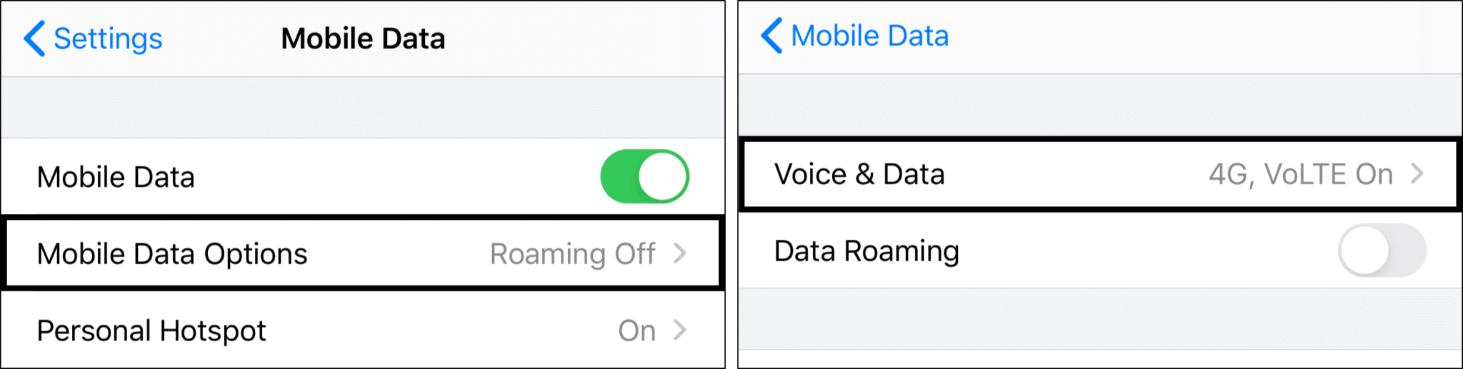 Change cellular data to 4g to fix Whatsapp calls not ringing on iPhone