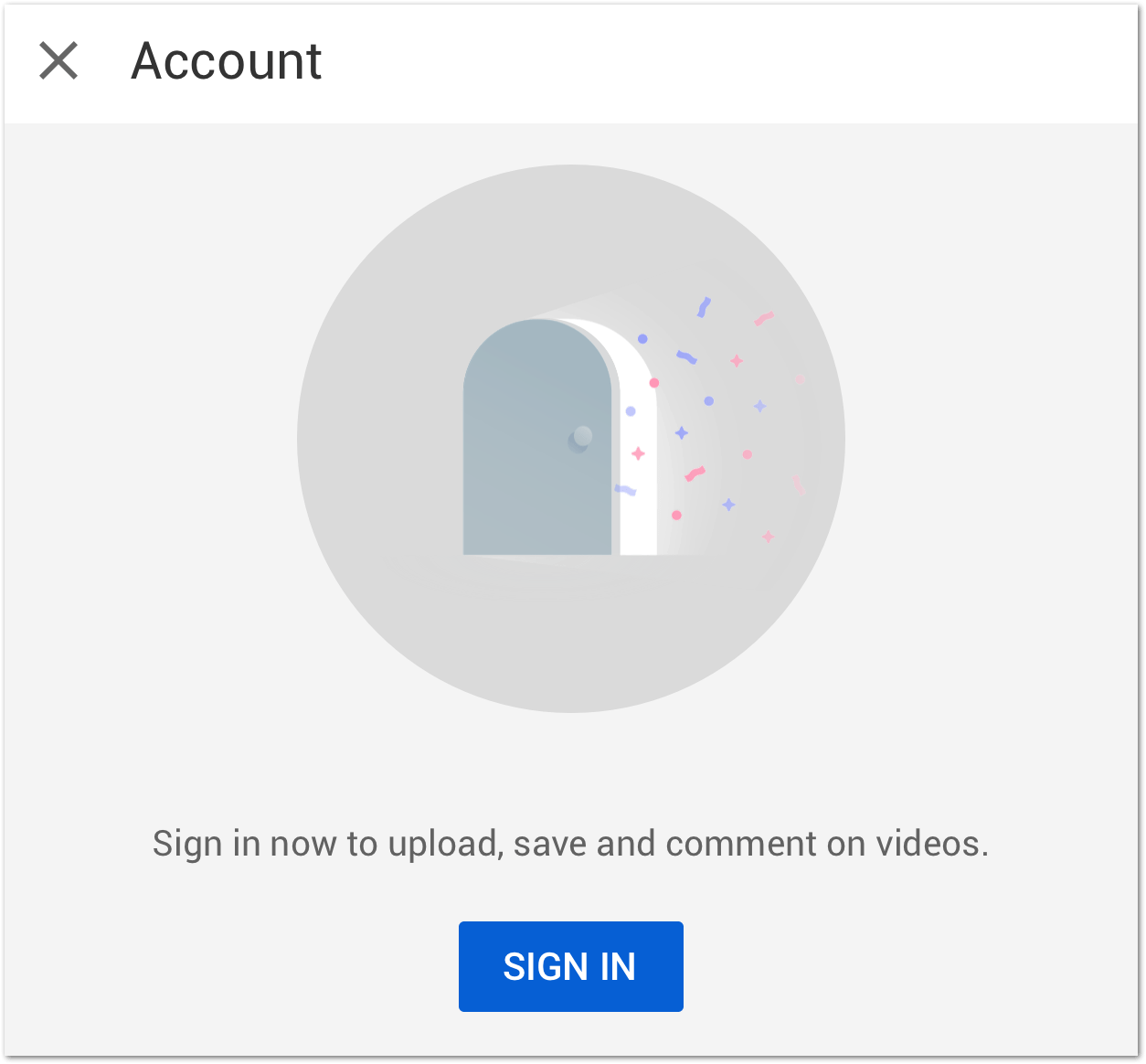 sign in to google account to fix youtube comments not loading