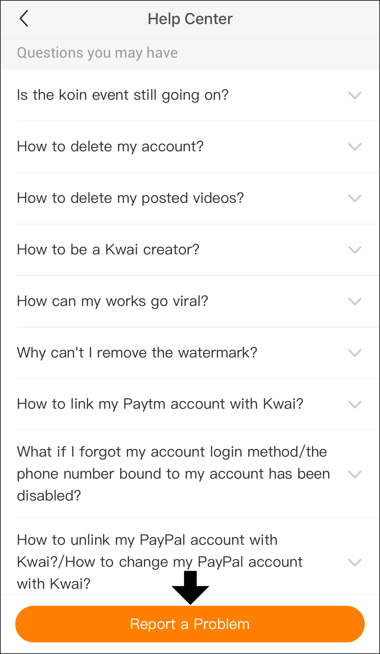 how to delete kwai account permanently