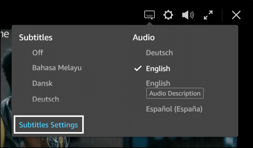 change subtitle size to fix amazon prime video subtitles out of sync