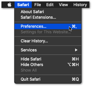 clear web browser history, cache and cookies on Safari macOS to fix blackboard sign on error
