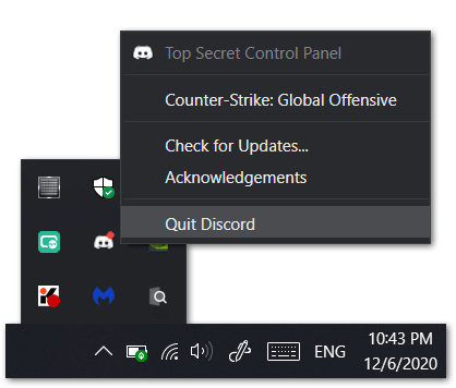 restart Discord client on Windows to fix Better Discord not working