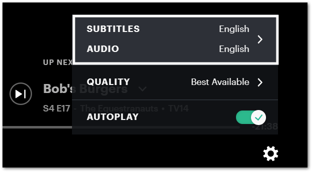 change the subtitles display settings to fix hulu subtitles not working