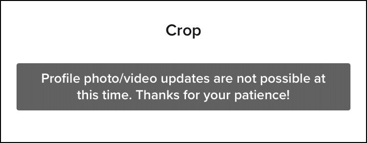 tiktok profile picture not changing or updating