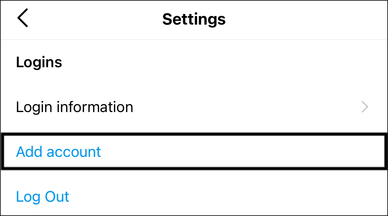 add another instagram account to use a different account to post and load comments