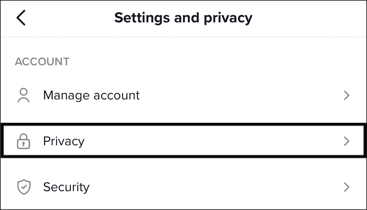 check the TikTok privacy settings for commenting to fix comments not showing or posting