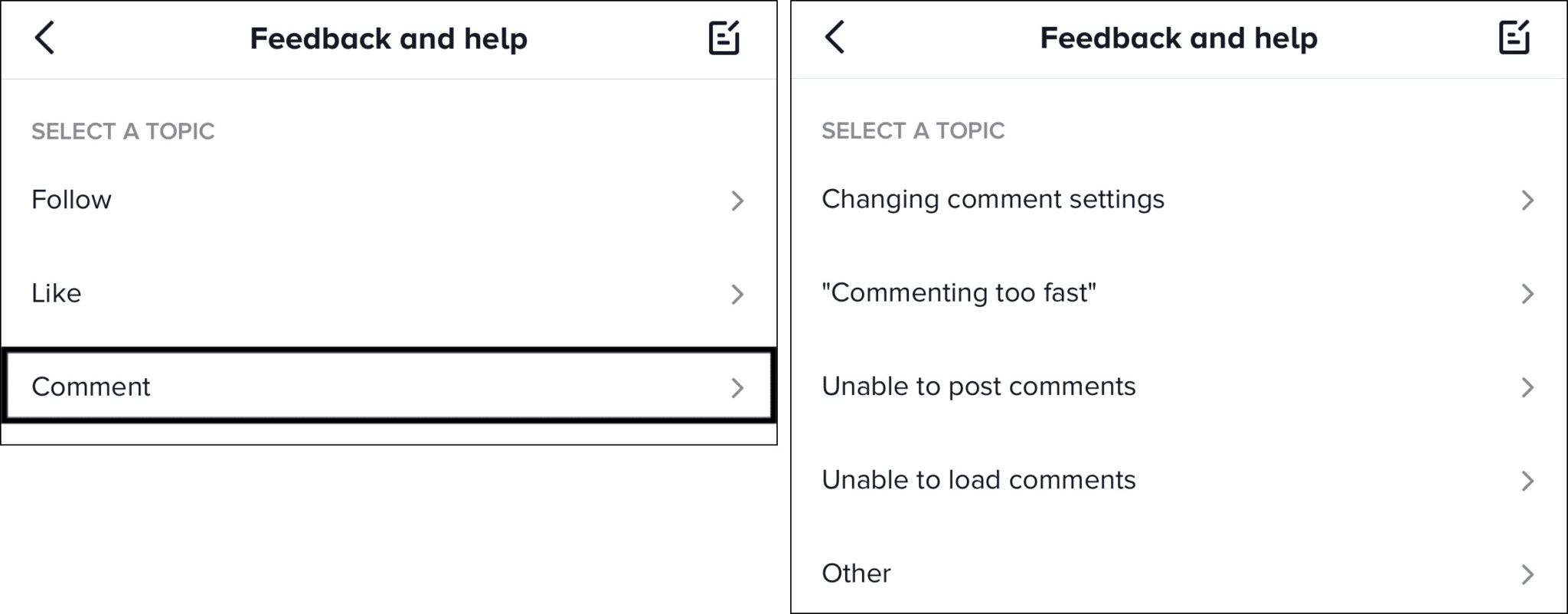 report the comments problem to tiktok support to fix tiktok "you're commenting too fast" error