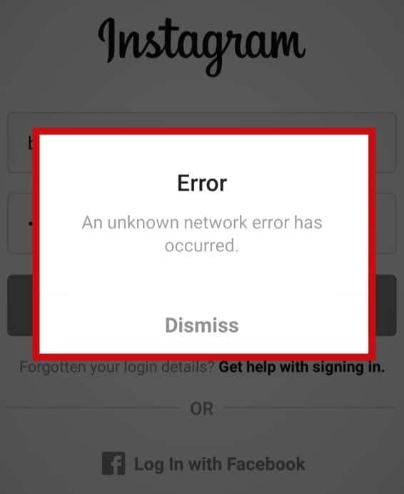 Instagram live not working