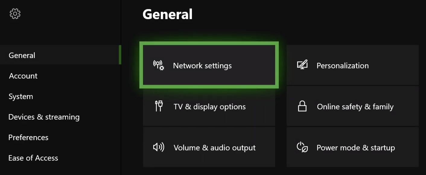 Delete network cache on Xbox One to fix unable to connect to EA servers error