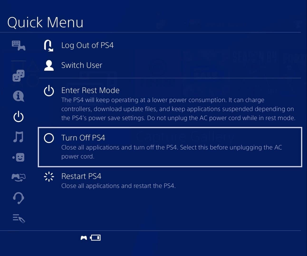 Turn Off PS4 completely to fix unable to connect to EA servers error