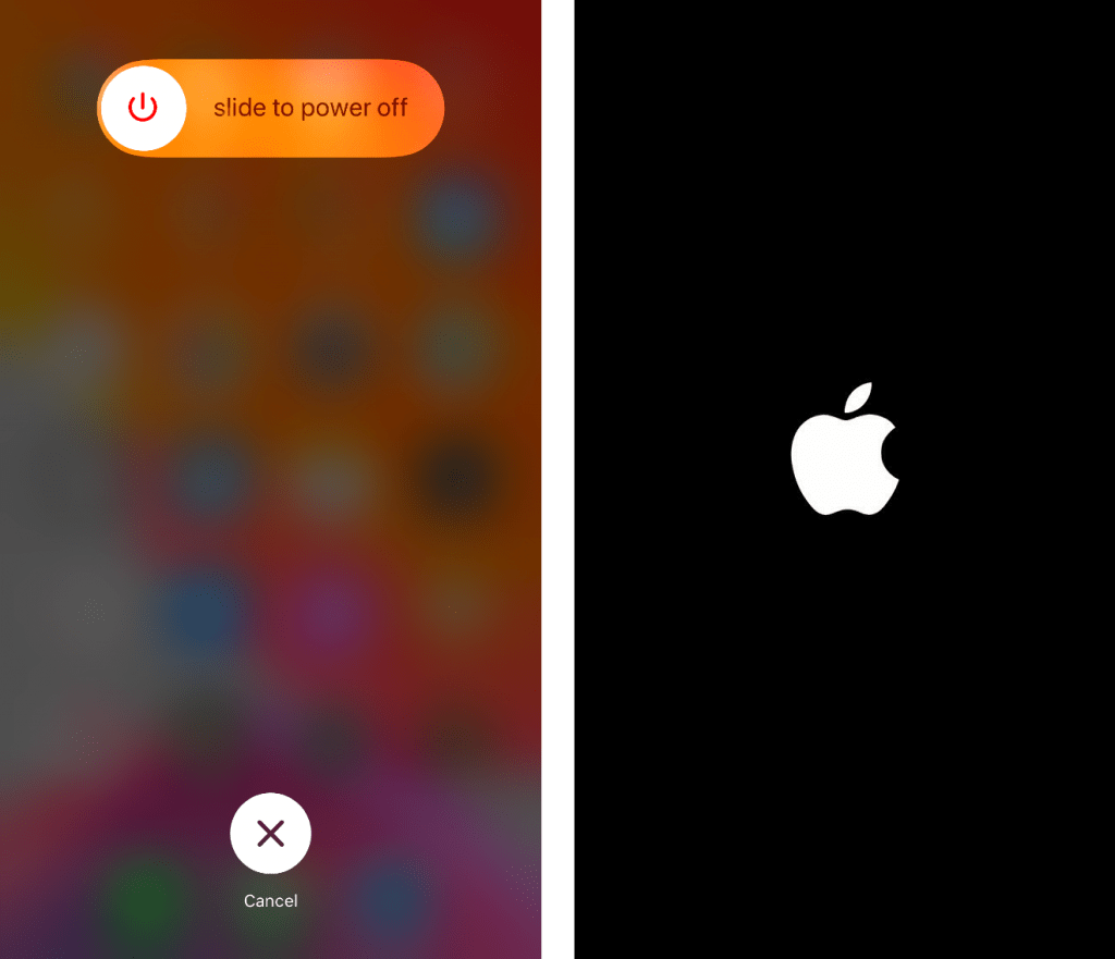 Restart iPhone to fix can't log in or sign in to ChatGPT