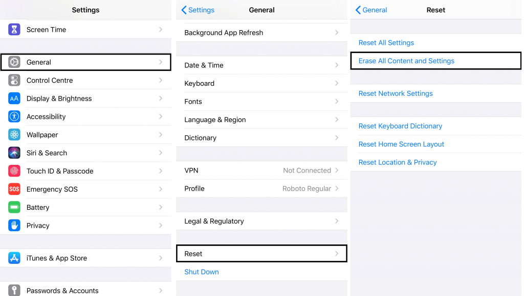 Reset the device on iOS to Fix whatsapp status views not showing