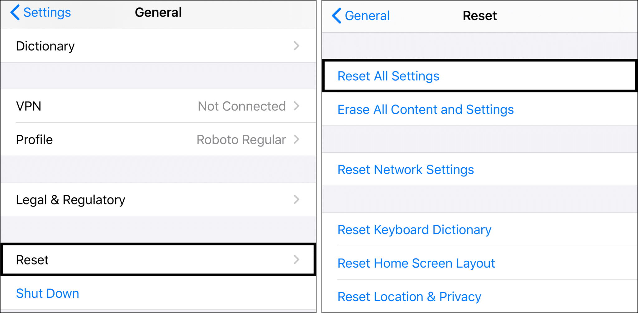 Reset the device on iPhone to fix Disney Plus (Disney+) no sound, audio issues, volume not working or playing