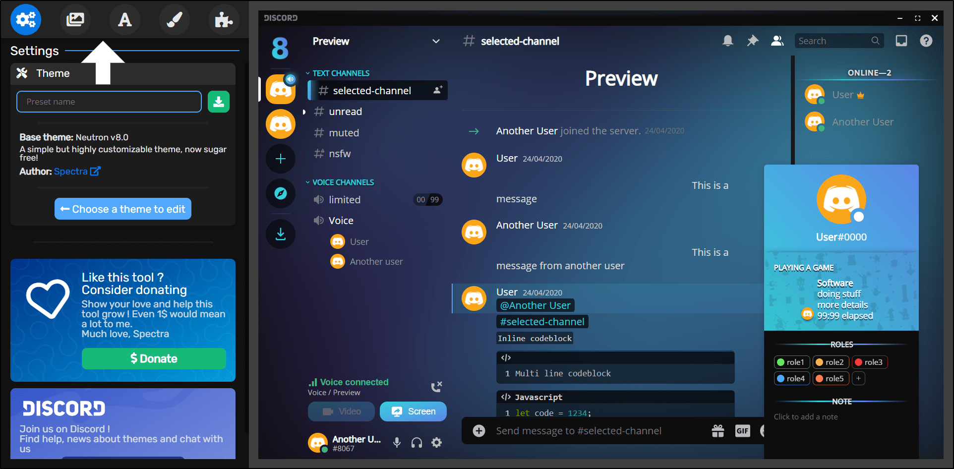 Как установить better discord. Vescord Themes. Дискорд фон.