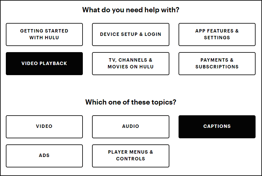 Contact Hulu Support to fix Hulu "Keep Watching" or "My Stuff" list not updating, showing, syncing or working