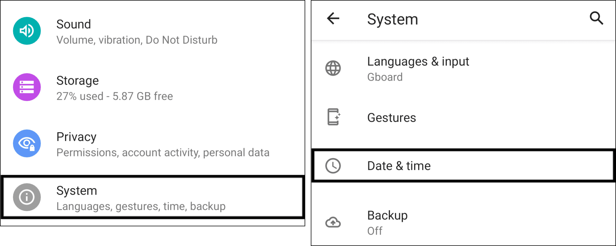 set date and time settings automatically on Android to fix Instagram feed, homepage or Explore page not refreshing, updating, loading or "Couldn't Refresh Feed"