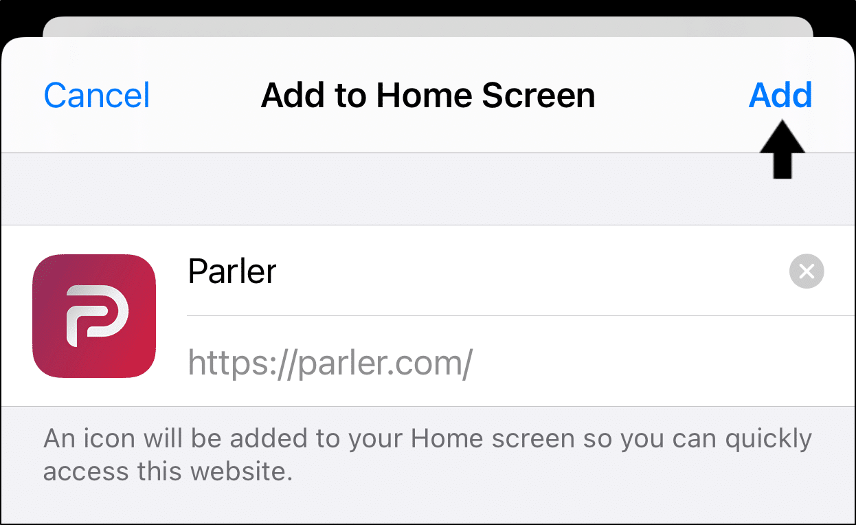 how to use parler on iPhone and iPad