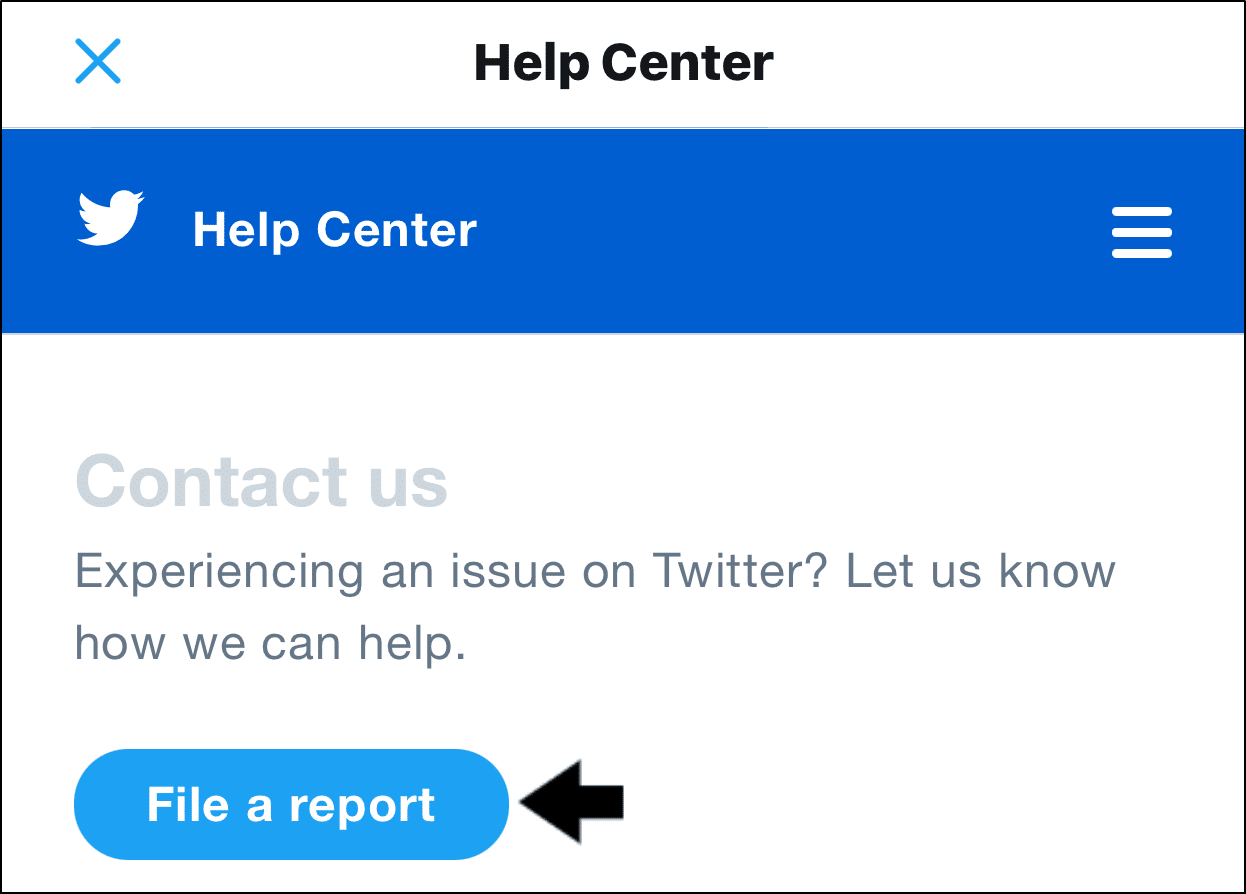 report the issue at X Twitter Help Center to fix X (Twitter) app scrolling lag problem or issue