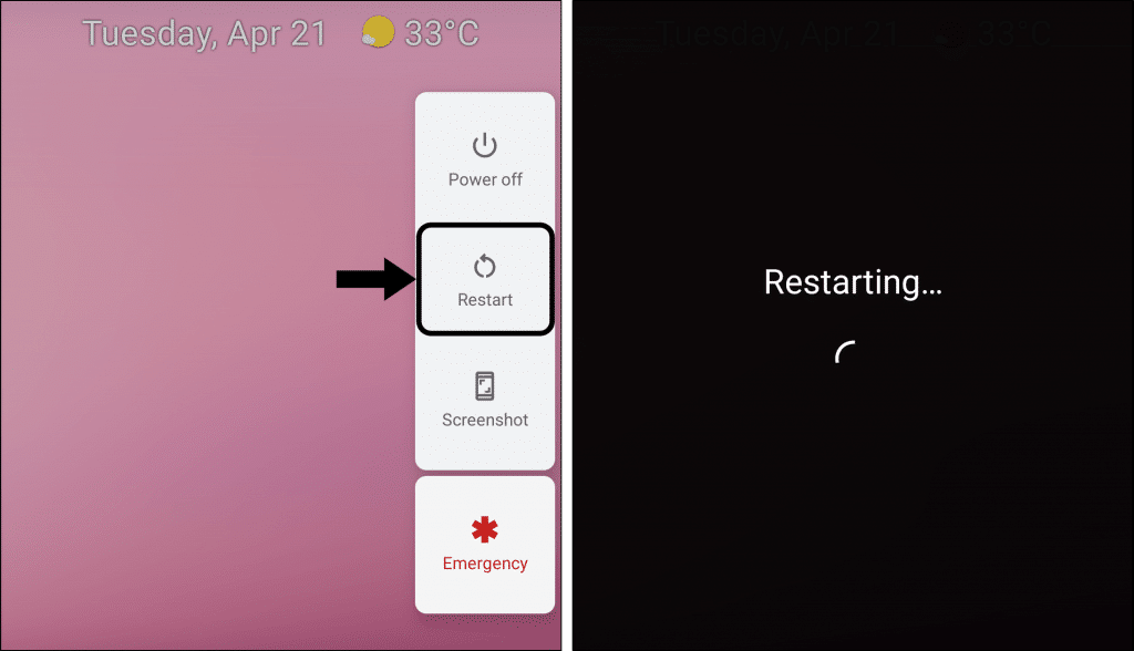 restart android device to fix slack mobile notifications and reminders not working