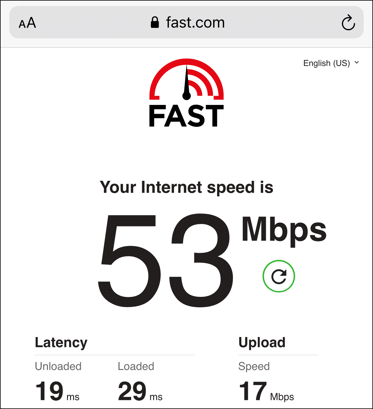 test internet connection speed at fast.com if can't log in or sign in to Instagram
