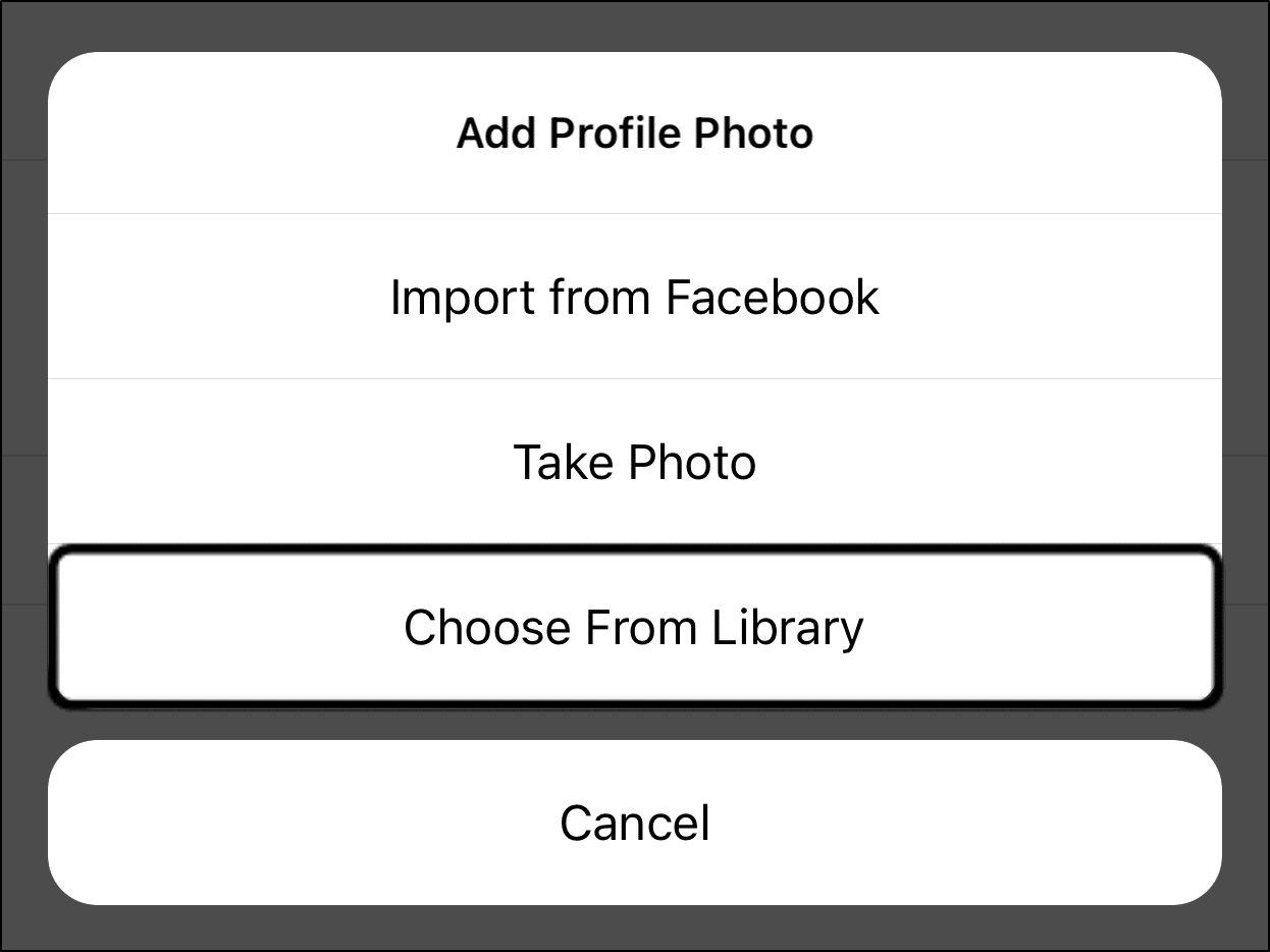delete, log out and reupload profile picture to fix Instagram profile picture not showing or changing