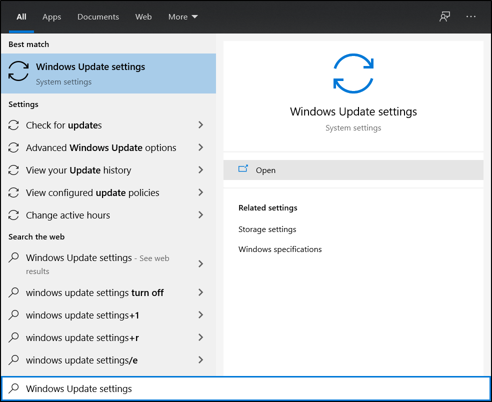 check for OS updates on windows to fix Zoom Virtual Background or Green Screen not working