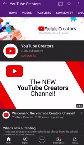 restart youtube app on iPhone, iPad or Android to fix video not uploading or stuck processing