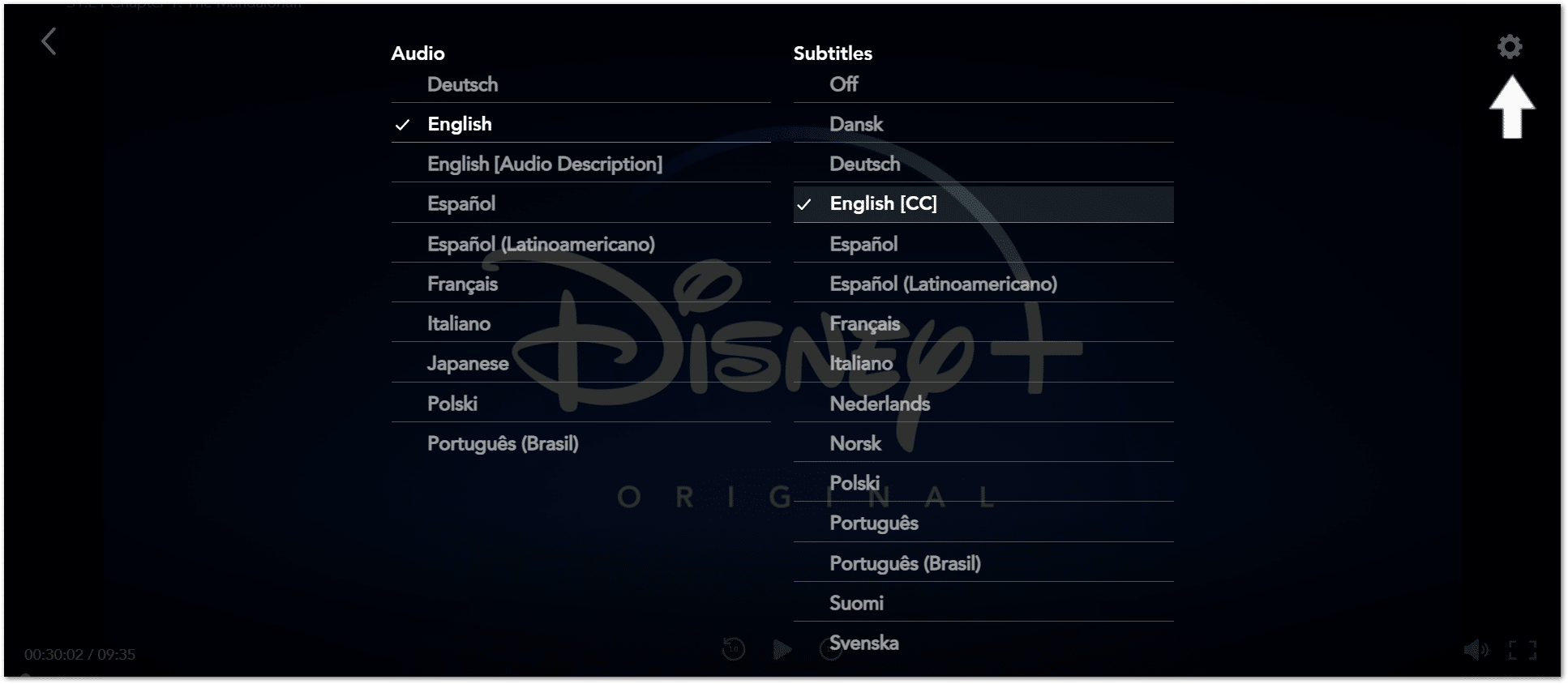 change the subtitle styling on Disney Plus to fix subtitles or closed captions not working
