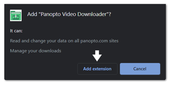save or download panopto videos, recordings or lectures using google chrome web browser extension