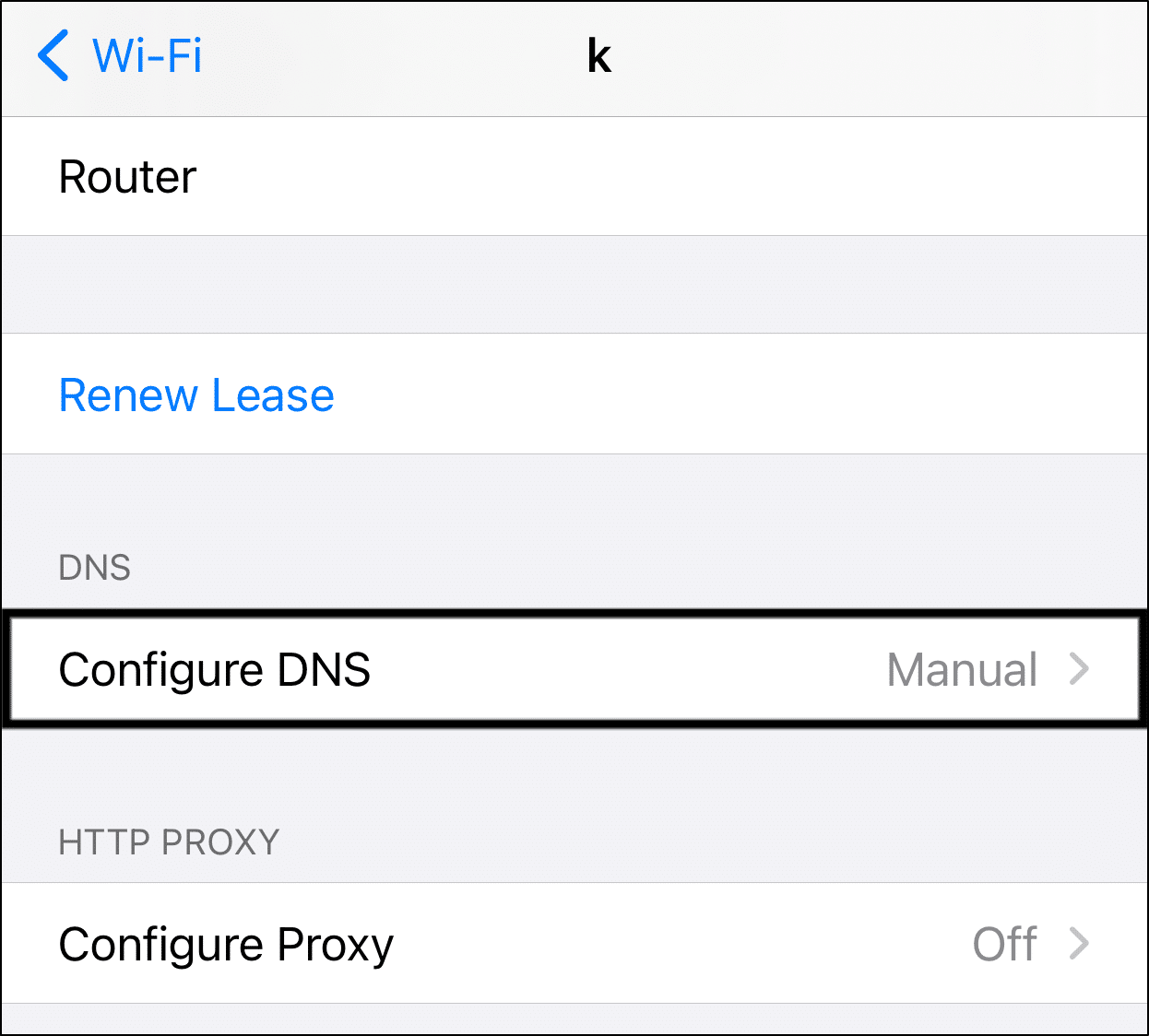 change Wi-Fi DNS on iPhone or iPad to fix Snapchat stories or snaps not loading or showing