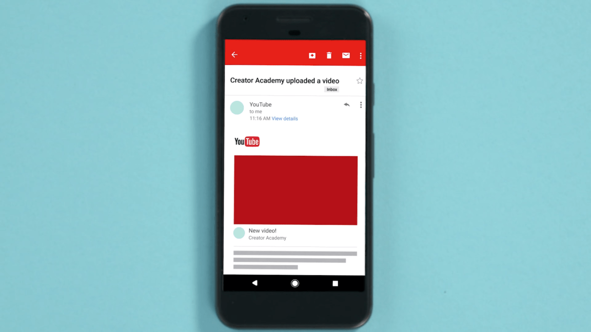 YouTube app or channel notifications not working