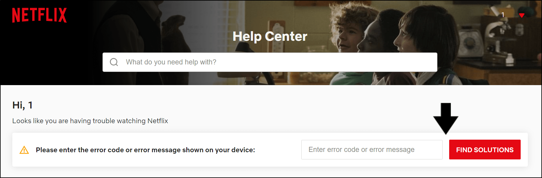 troubleshoot Netflix download error code through help center to fix downloads not working or playing