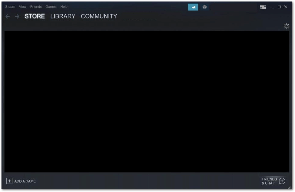 Steam store not working or loading pictures