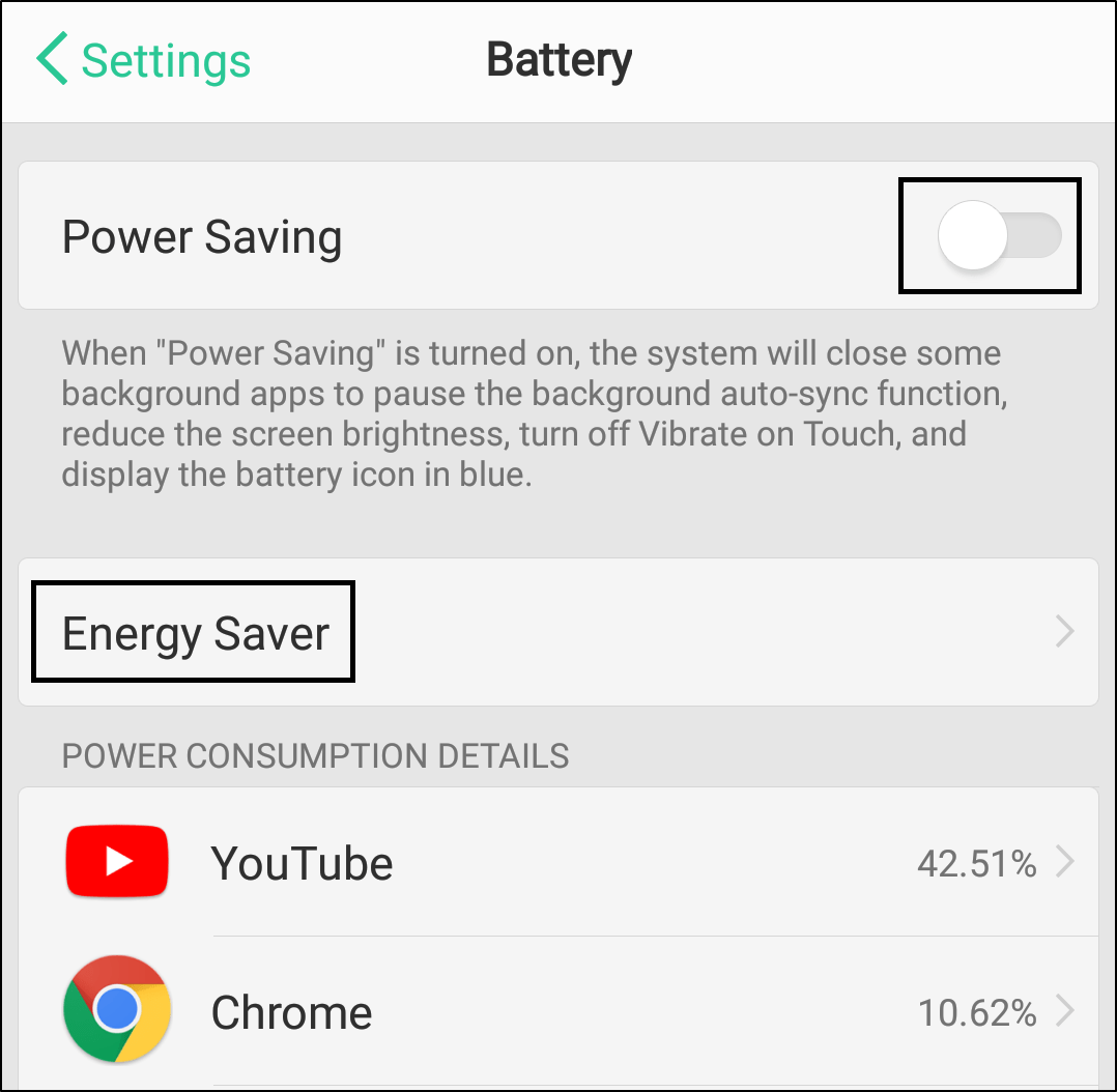 disable battery or power saving mode on Android to fix Telegram notifications not working or showing