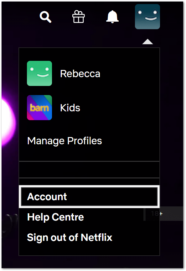 access Account settings through Netflix website to sign out of all devices and fix subtitles not working, out of sync or missing