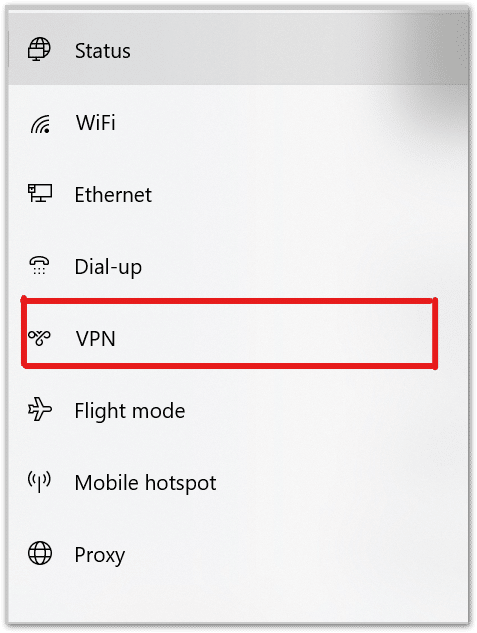 manually set up VPN through settings on Windows 10 to fix Apple TV+ not loading or playing