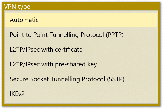 manually set up VPN through settings on Windows 10 to fix Disney Plus not loading, playing, or the Something Went Wrong error